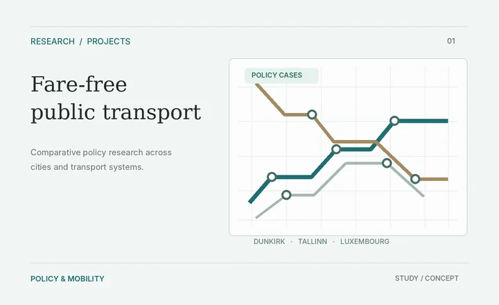 Concept illustration for Fare-Free Public Transport Explorer